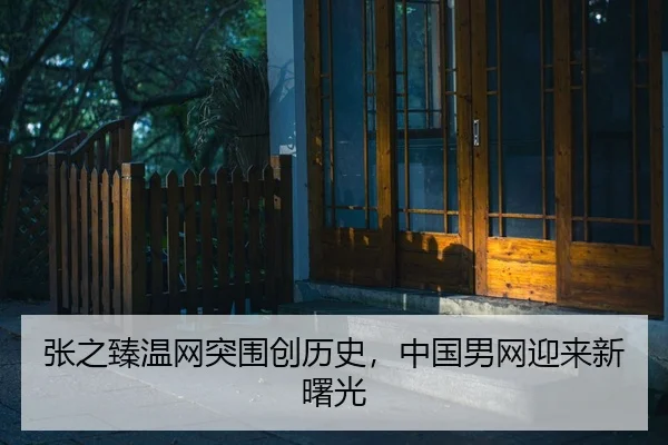 张之臻温网突围创历史，中国男网迎来新曙光