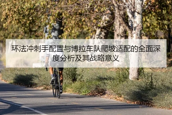 环法冲刺手配置与博拉车队爬坡适配的全面深度分析及其战略意义